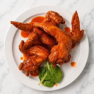 Cognac Glazed Wings