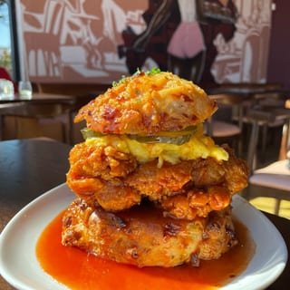 Hot Honey Chicken Biscuit